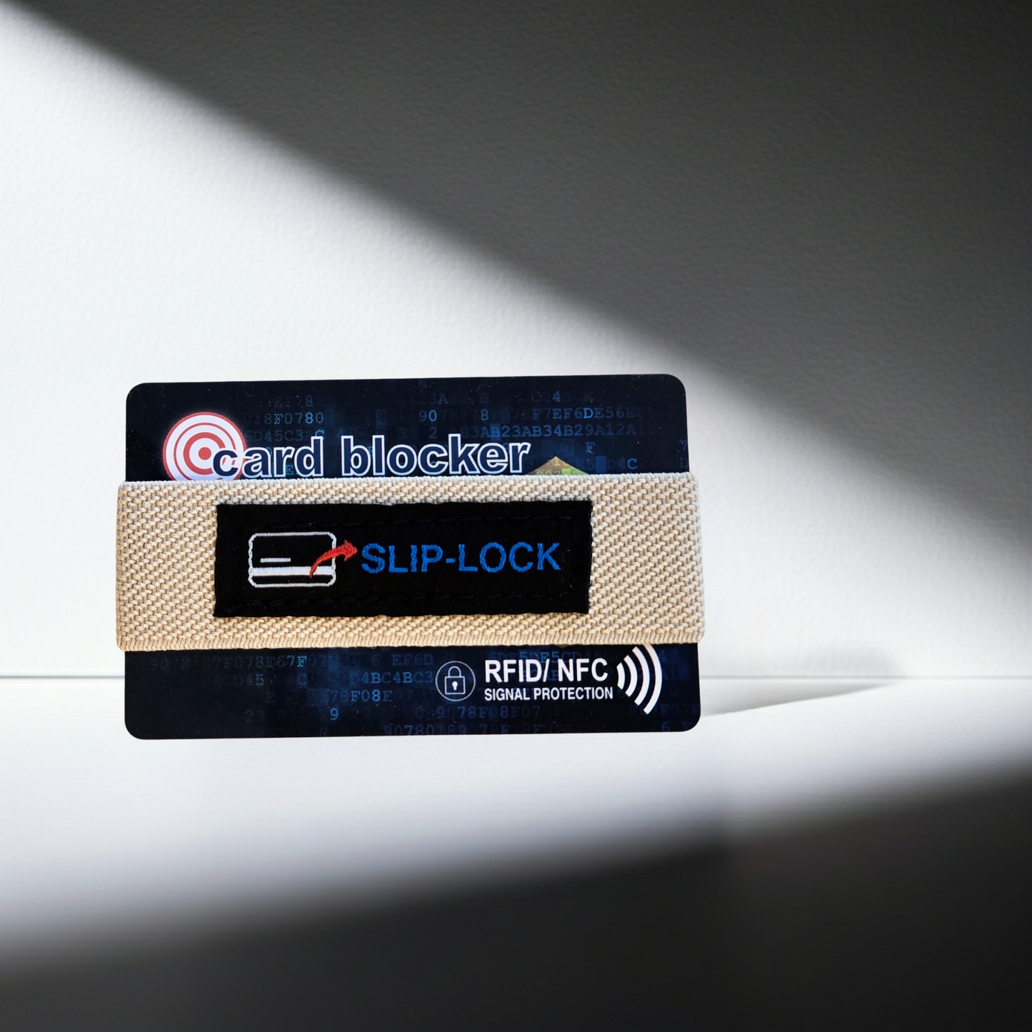 Beige Wallet & RFID blocking card