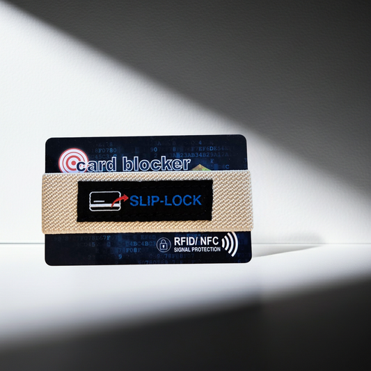 Beige  Wallet & RFID blocking card