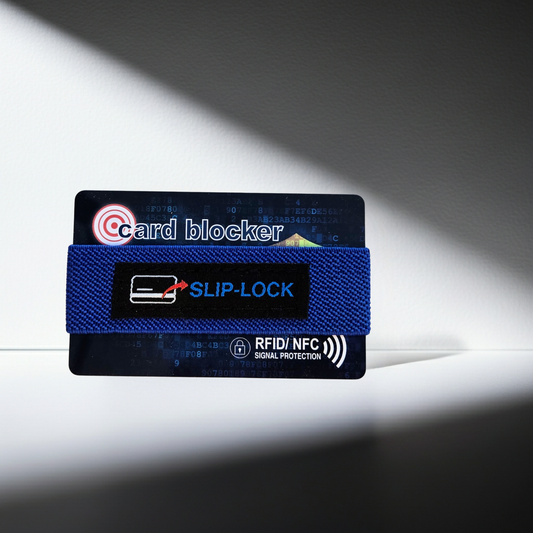 Sapphire Blue Wallet & RFID blocking card