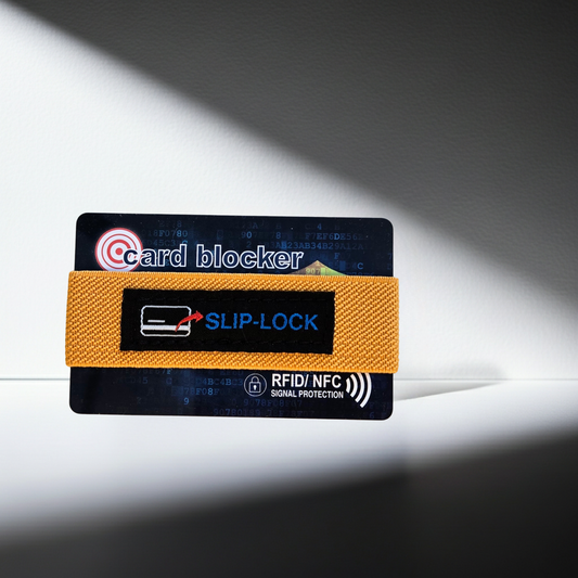 Caramel Orange Wallet & RFID blocking card