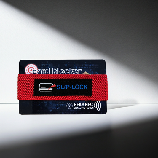 Vivid Red Wallet & RFID blocking card